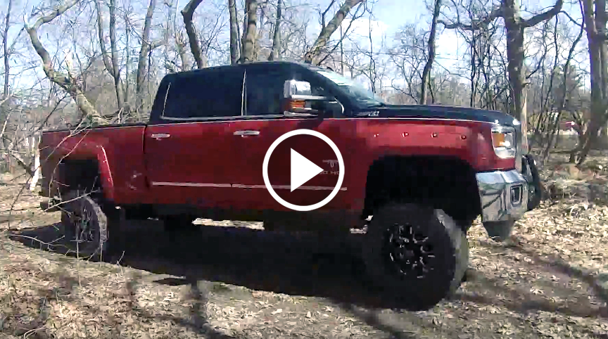 "Black Widow" GMC Sierra 2500HD will help cure your fear of spiders