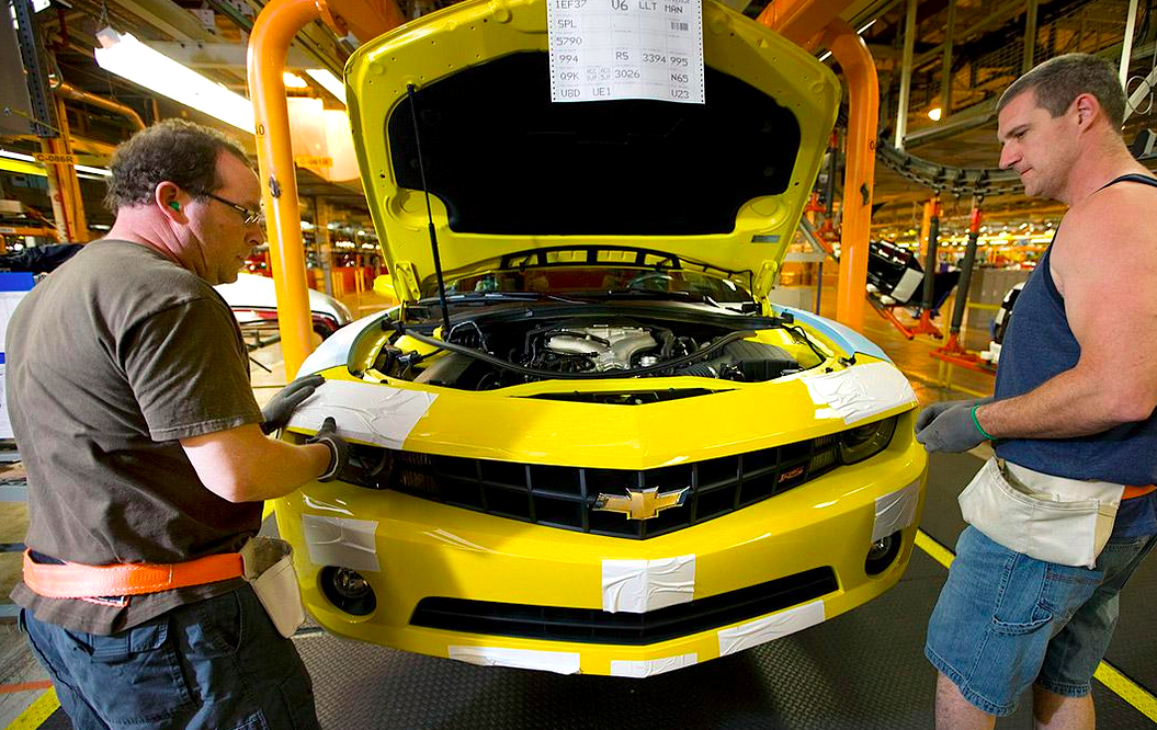 2010 Camaro production shot