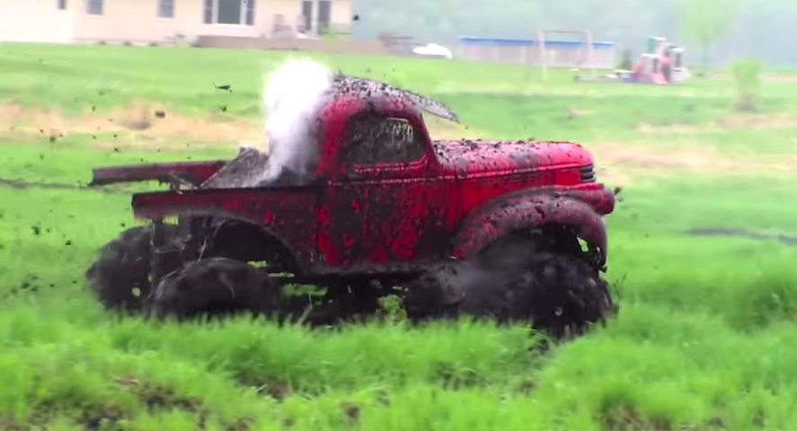 1946 Chevy Mega Truck Getting Wild