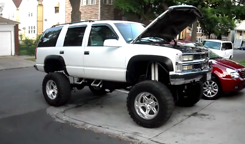 Hook 'em: Lifted Tahoe sounds off.