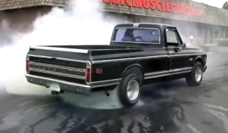 71 Chevy Cheyenne C10 Burnout