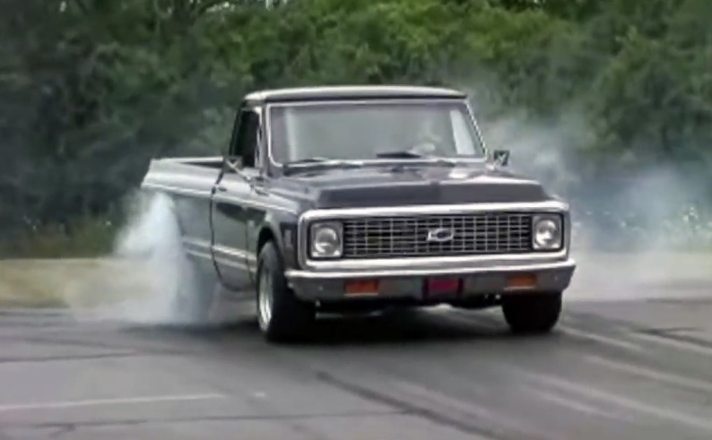 71 Chevy Cheyenne C10 Burnout