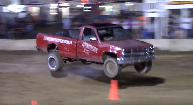 Chevy Silverado Rough Tuff Truck Race
