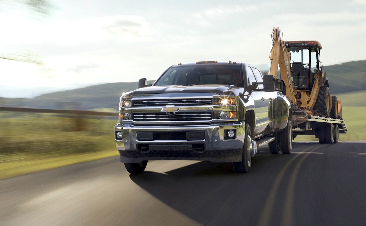 2016 Chevrolet Silverado 3500 HD LTZ crew cab pickup with dual r