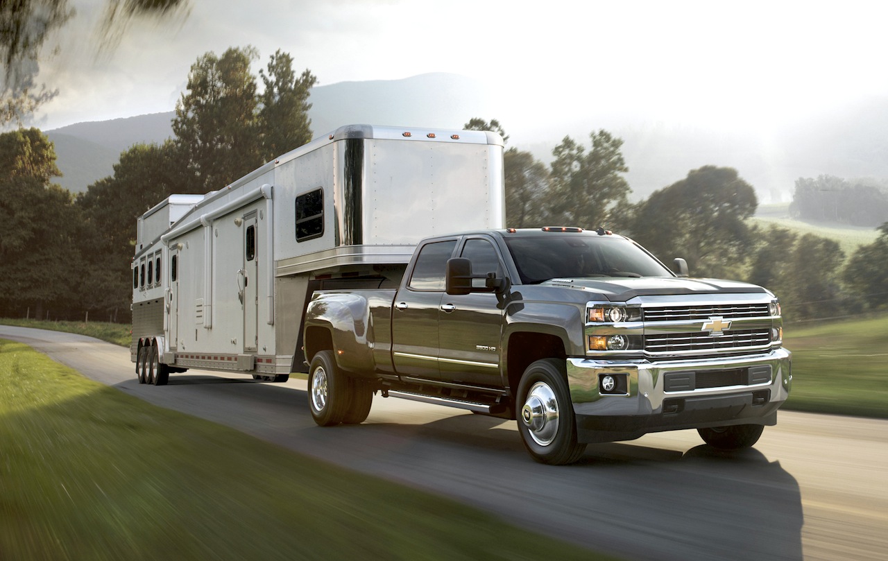 2016 Chevrolet Silverado 3500 HD LTZ crew cab pickup with dual r