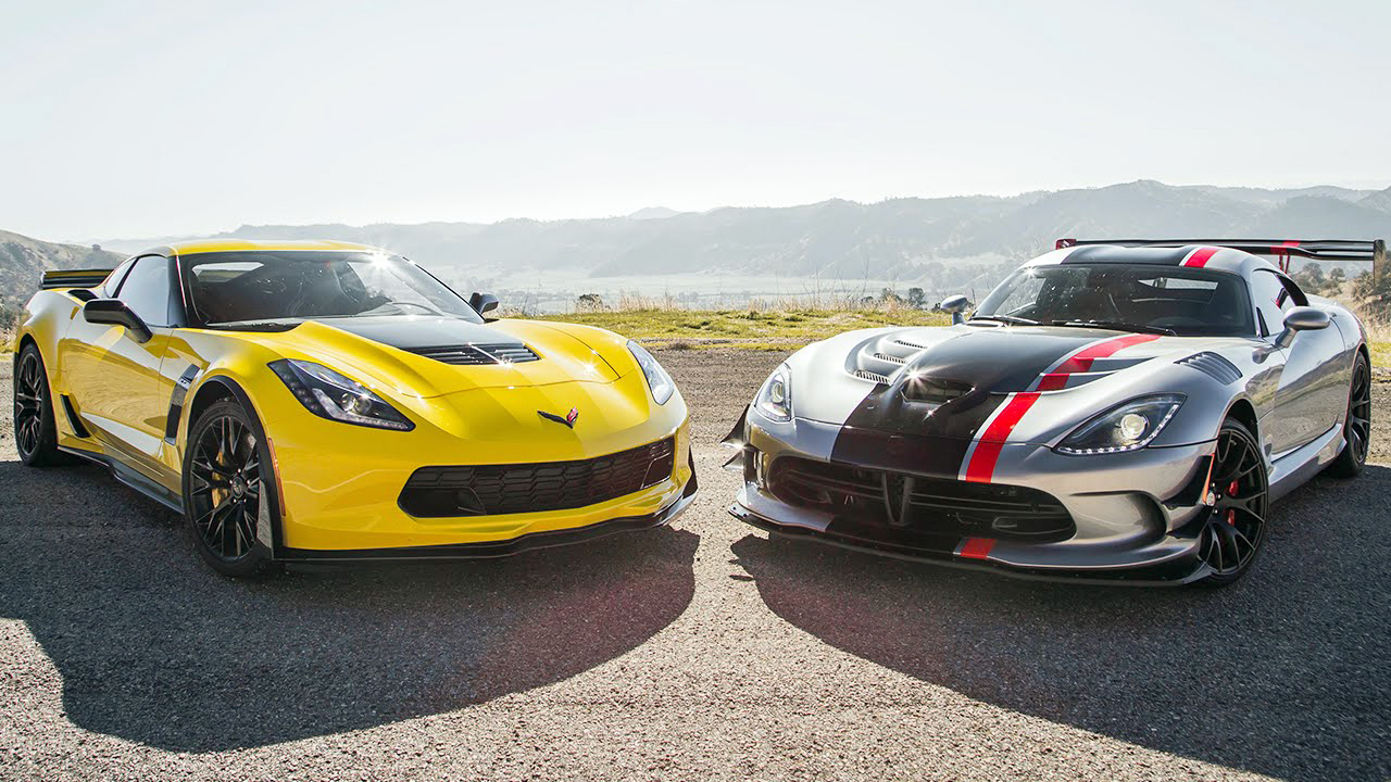 2015 Corvette Z06 vs 2016 Dodge Viper ACR